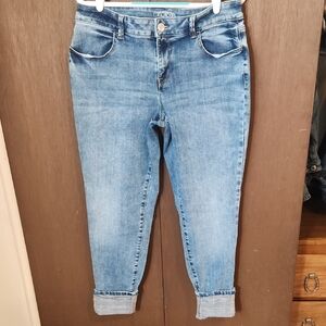 Maurices Light Blue Ankle Jeans